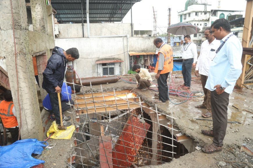 ठाणे महापालिका क्षेत्रात १२४ अनधिकृत बांधकामांवर कारवाई : शीळ परिसरातील १८ इमारती जमीनदोस्त