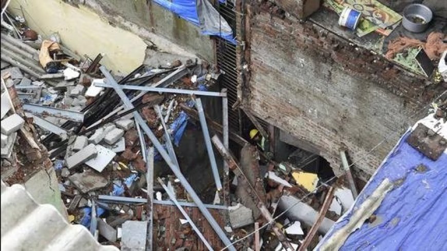 12 Injured in Bandra Chawl Collapse, Two Critical; Massive Rescue Underway