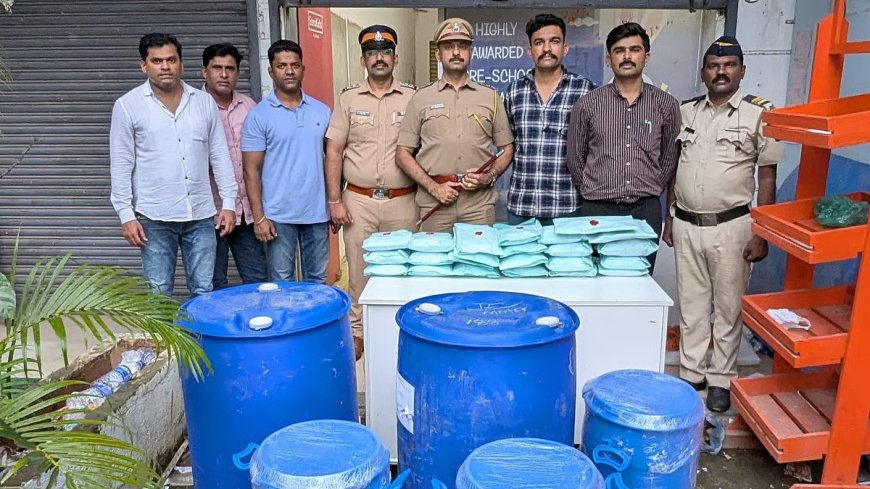 पवई में ड्रग्स गोदाम का भंडाफोड़: ₹44 करोड़ की एमडी ड्रग्स और केमिकल्स जब्त, मैसूरु फैक्ट्री रेड का कनेक्शन