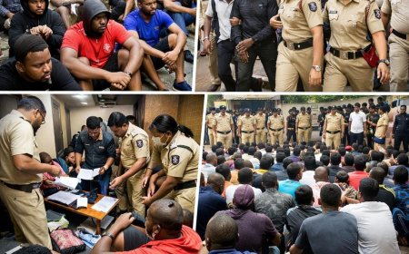 नालासोपारात परदेशी नागरिकांवर मोठी धडक कारवाई  १३० हून अधिक जण पोलिसांच्या ताब्यात