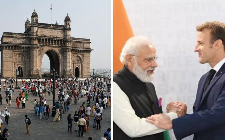 South Mumbai Traffic Curbs on Feb 17 for India–France Innovation Event at Gateway of India; PM Modi & President Macron to Attend