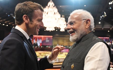 Macron Touches Down in Mumbai for 3-Day India Visit; Talks with PM Modi, Innovation Forum & AI Summit on Agenda