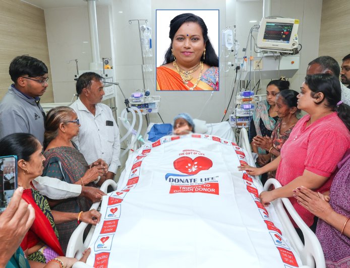 શિક્ષિકાની અંતિમ શીખ: જીવન બાદ પણ પરોપકાર, સુરતની શિક્ષિકાના પરિવારે અંગદાન કરી માનવતા મહેકાવી.