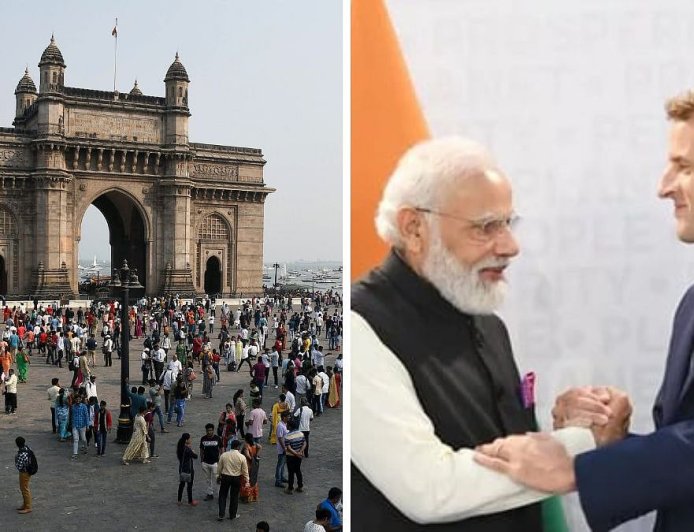 South Mumbai Traffic Curbs on Feb 17 for India–France Innovation Event at Gateway of India; PM Modi & President Macron to Attend