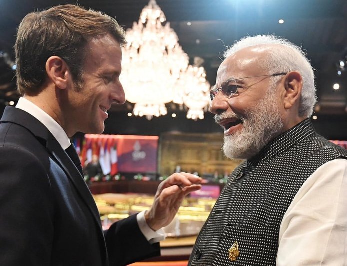Macron Touches Down in Mumbai for 3-Day India Visit; Talks with PM Modi, Innovation Forum & AI Summit on Agenda